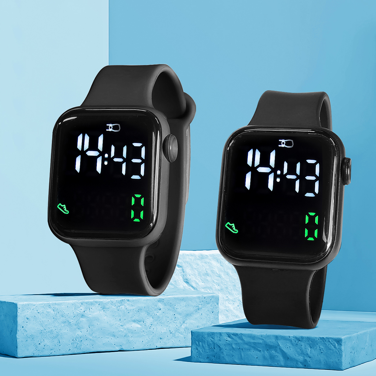 New 2PCS Student Minimalist Sm - Smartwatch Icon incelemesi ve fiyatı
