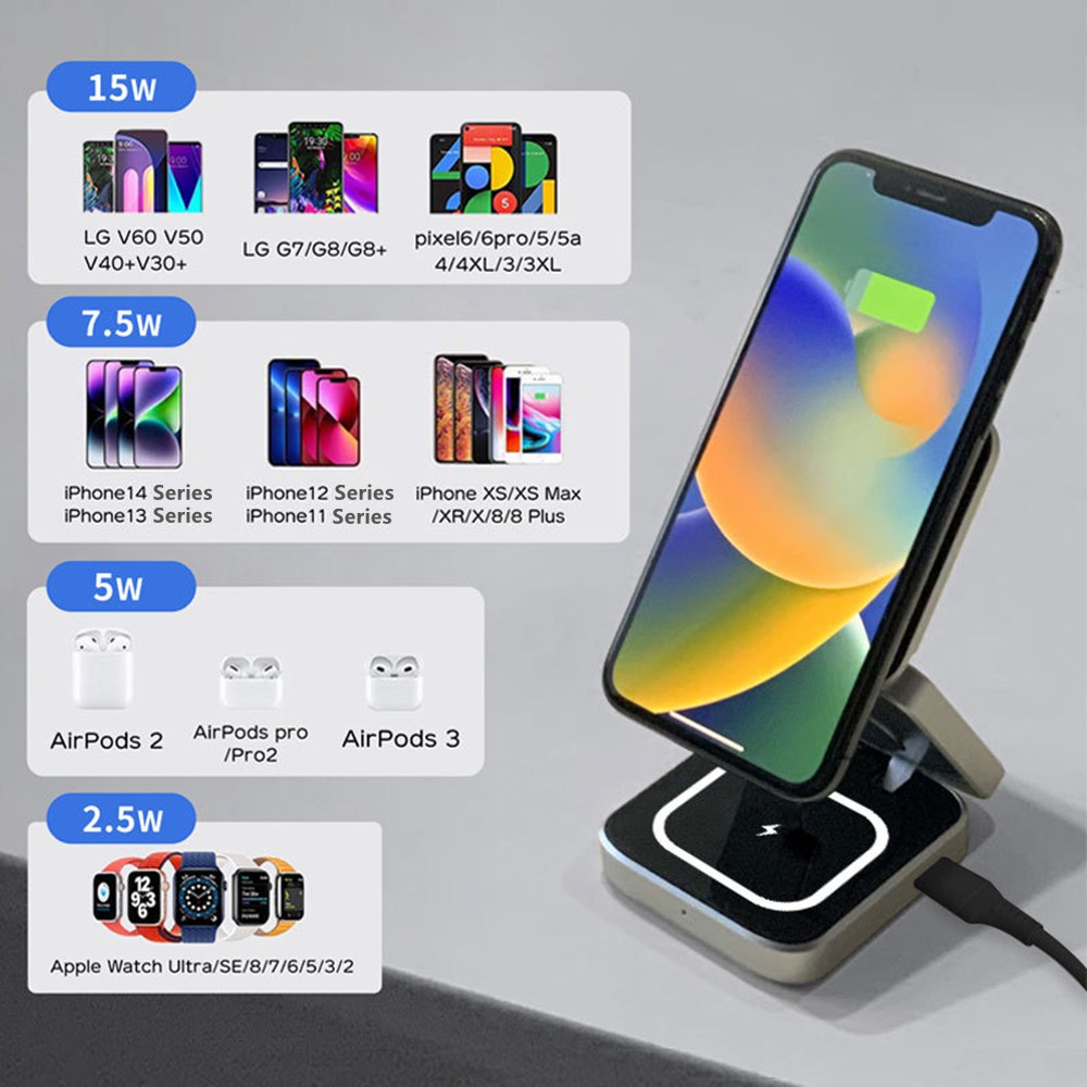 Foldable Magnetic Wireless Cha - Smartwatch Ac incelemesi ve fiyatı