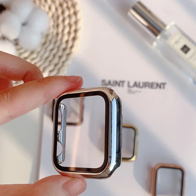 Glass+case For Apple Watch ban - Smartwatch Watch Accessories For Women incelemesi ve fiyatı