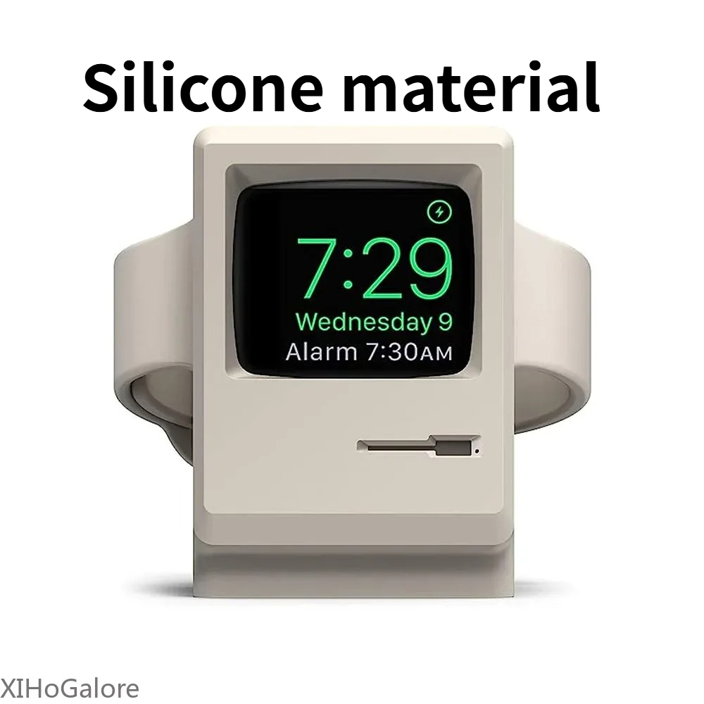 Retro Computer Pattern Silicon - Watch Charging Dock incelemesi ve fiyatı
