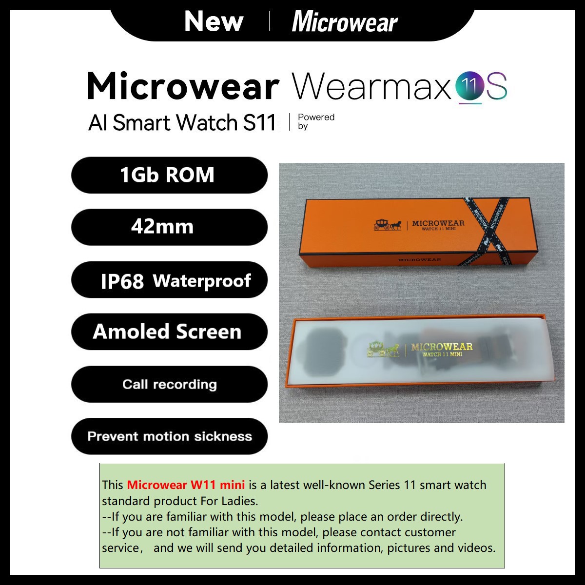 Microwear W11mini Watch11 Mini - Smartwatch M Active incelemesi ve fiyatı