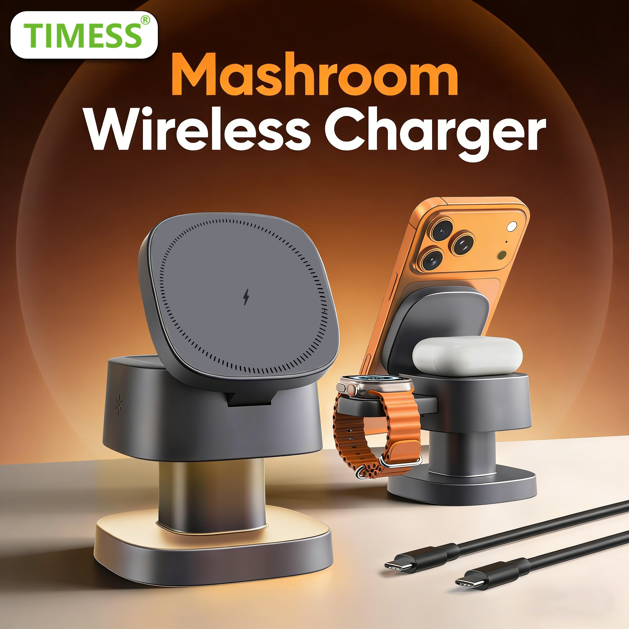 TIMESS Night Light Mashroom Wi - Smartwatch Ac incelemesi ve fiyatı