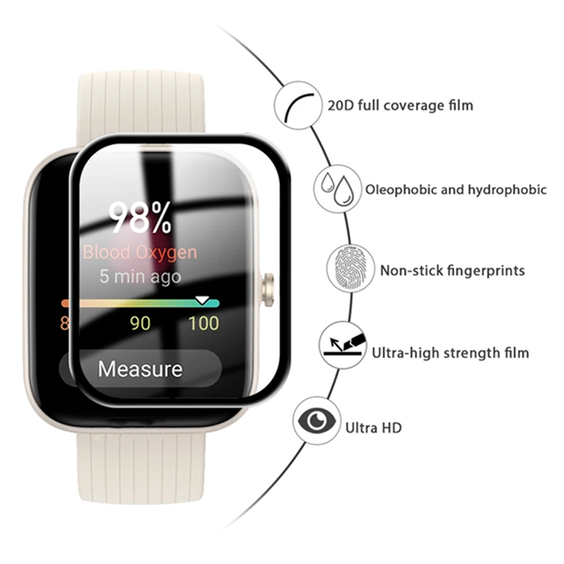 1-5Pcs Screen Protector For Am - Amazfit Smartwatch Accessories incelemesi ve fiyatı