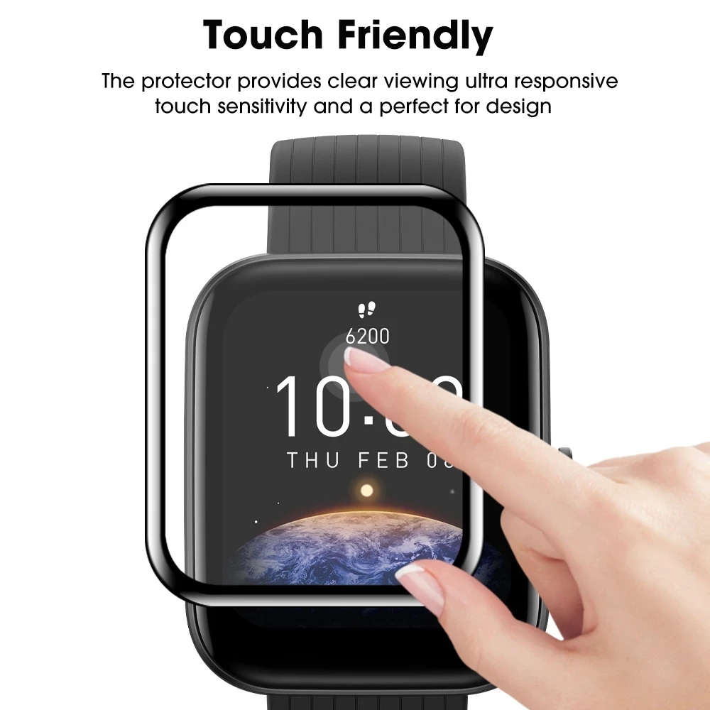 1-5Pcs Screen Protector For Am - Amazfit Smartwatch Accessories incelemesi ve fiyatı