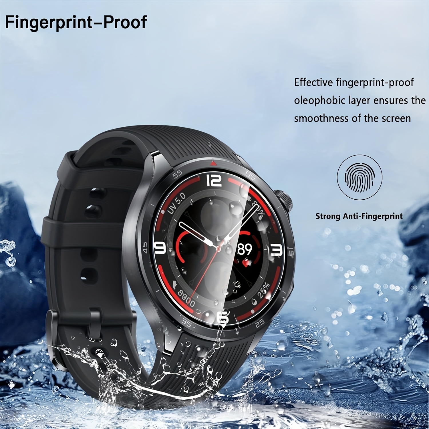 3PCS 9H Tempered Glass Screen  - Smartwatch Icon incelemesi ve fiyatı