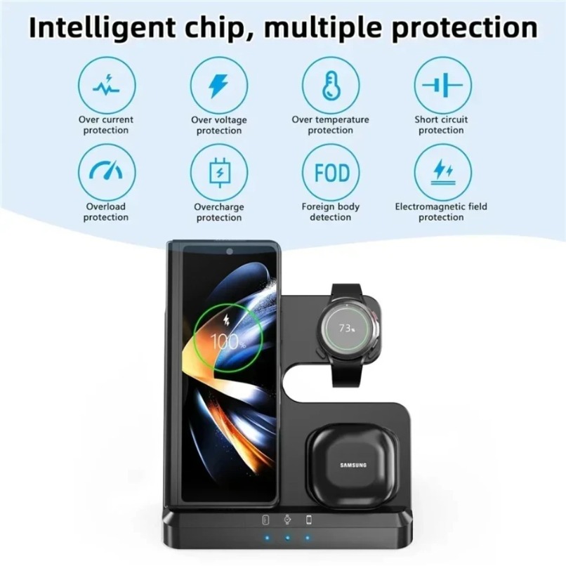 3 in 1 Wireless Charger Statio - Smartwatch Ac incelemesi ve fiyatı