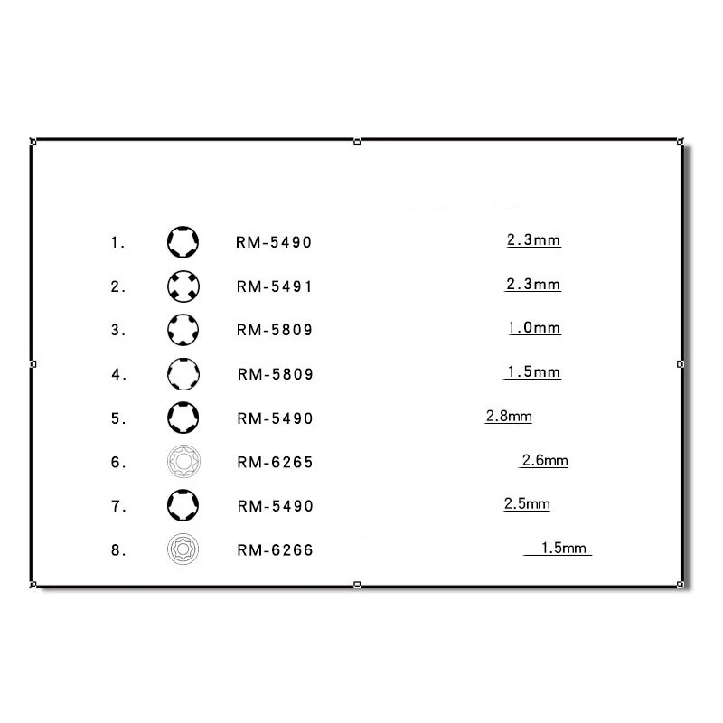 Screwdriver For RICH- RM6266 5 - Tool Kit Strap Change incelemesi ve fiyatı