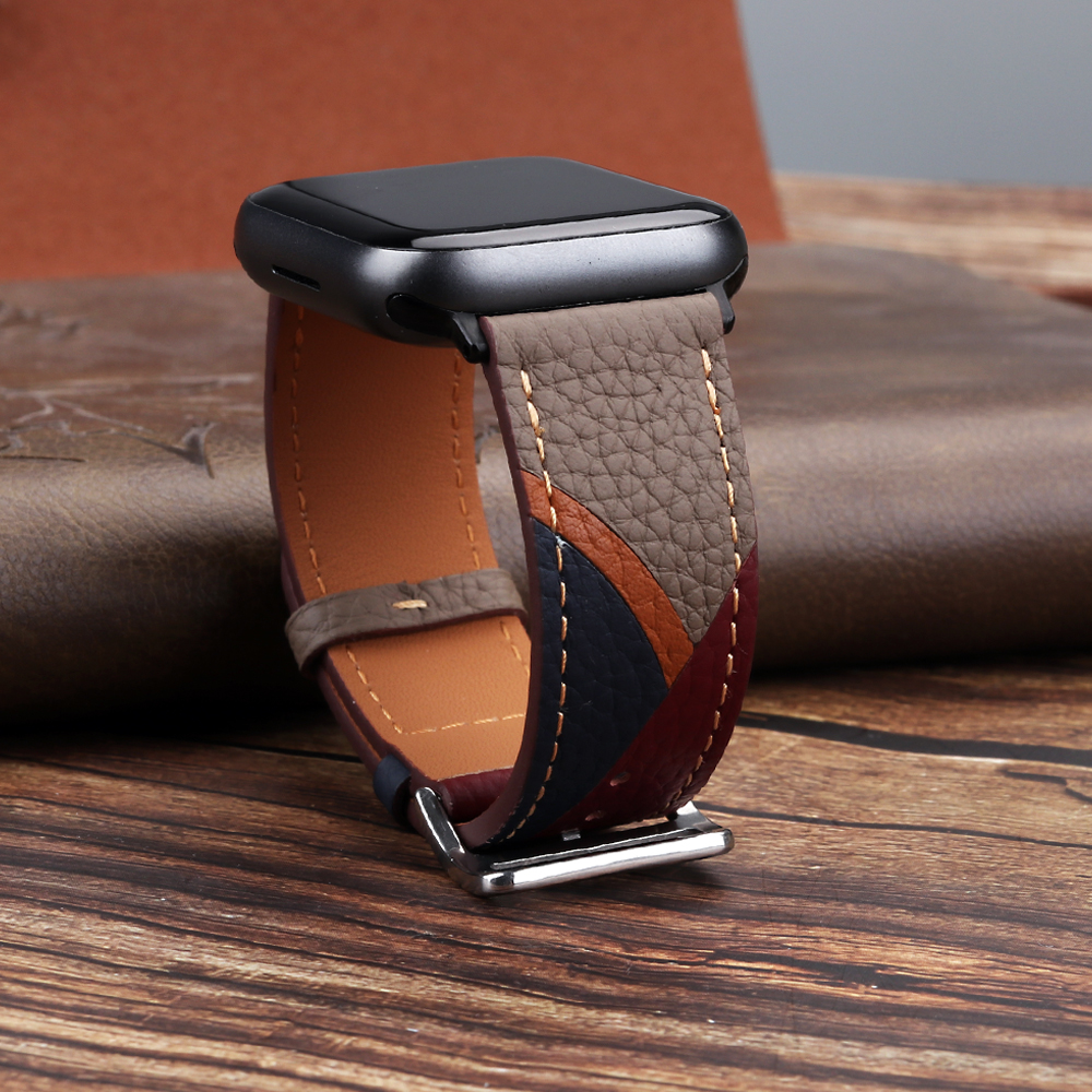 Genuine Leather Strap for Appl - Smartwatch Accessories Shop incelemesi ve fiyatı