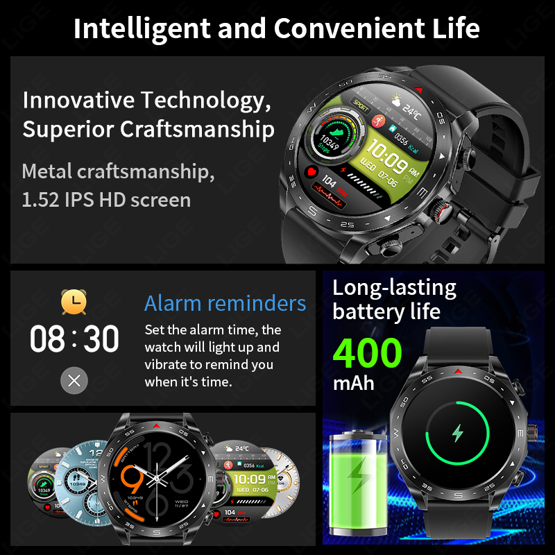 LIGE With Earbuds Bluetooth He - Smartwatch Headset incelemesi ve fiyatı