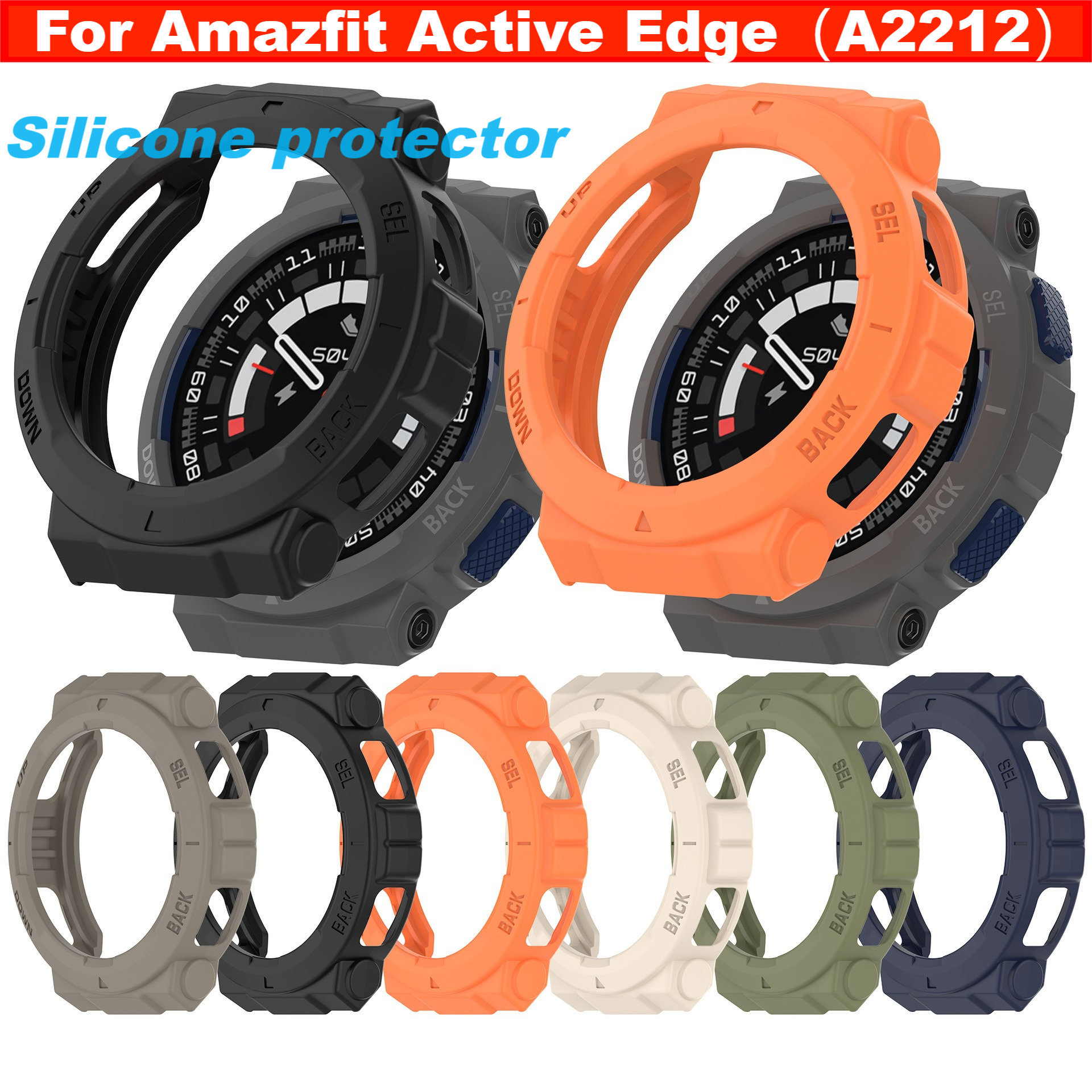 Silicone case For Amazfit Acti - Amazfit Smartwatch Accessories incelemesi ve fiyatı