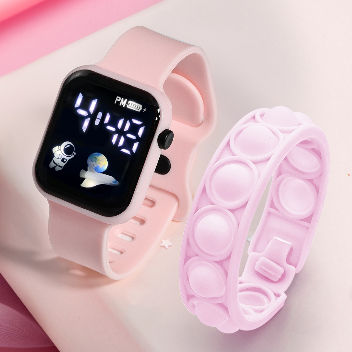 2PCS Children's Smart Watch Br - Smartwatch Icon incelemesi ve fiyatı