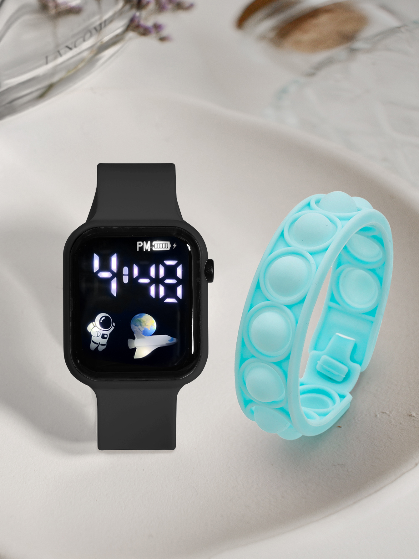 2PCS Children's Smart Watch Br - Smartwatch Icon incelemesi ve fiyatı
